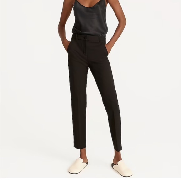 J.Crew High-Rise Cameron Pant in Four-Season Stretch | Black | Size 12 - Picture 1 of 4